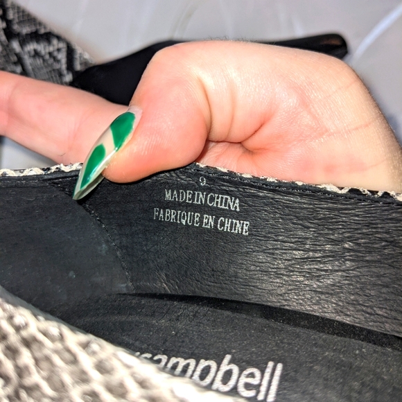 Jeffrey Campbell Snakeskin Leather Stilettos Size 9 - Picture 6 of 11